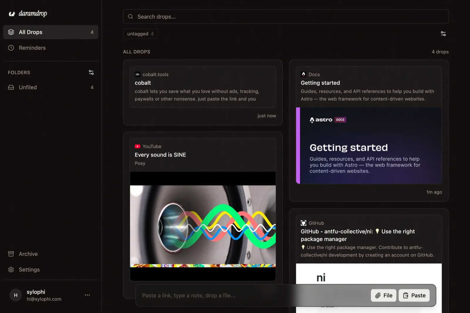 daramdrop project preview